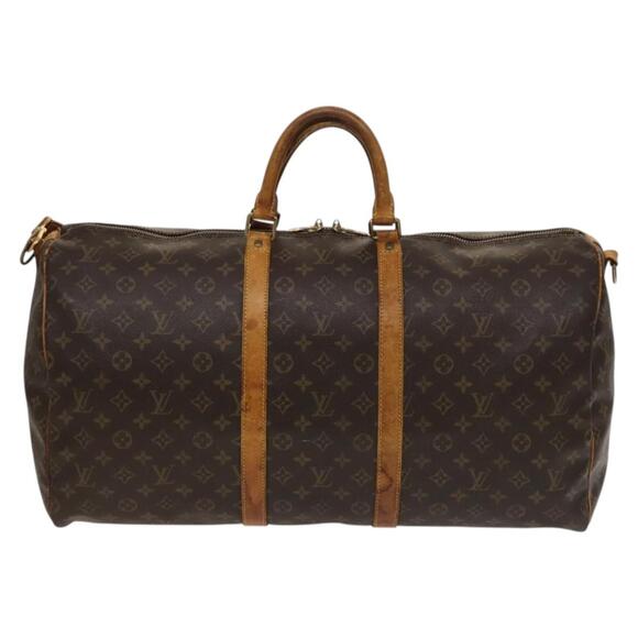 LOUIS VUITTON Monogram Keepall Bandouliere 55 Boston Bag M41414 - Picture 13 of 16